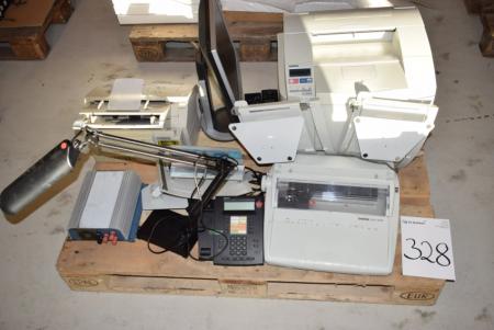 Printer, computer monitor, car radio, omforer 12 / 24V