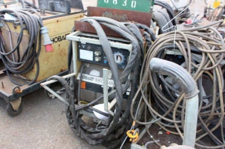 Welding machine: Hobart Electric 6045 cc/cw with wire feed unit, yard model