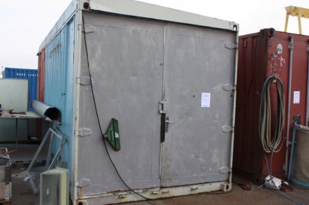 20 feet container equipped as tool shop + content in container