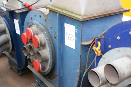 Exhaust ventilation system, 450 kg