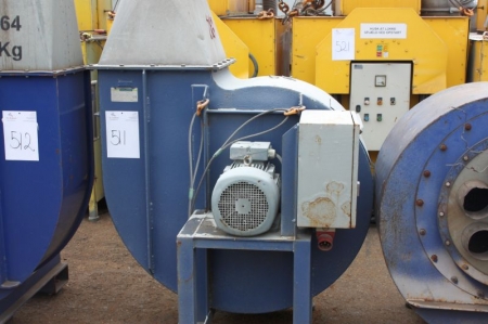 Exhaust ventilation equipment, HN 690-560, max/min: 1-1500. Weight: 370 kg