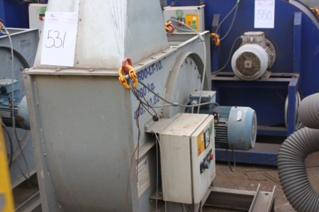 Exhaust ventilation equipment, Bellinge Ventilation, BV-6600-LT-10. Weight: 300 kg