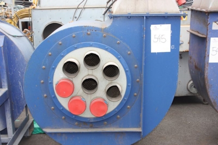 Exhaust ventilation equipment: HN 560-7.5/D. Weight: 375 kg