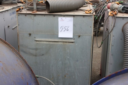 Exhaust ventilation equipment, Bellinge Ventilation, BV-1600. Weight: 500 kg.