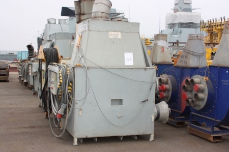 Exhaust ventilation equipment. Bellinge Ventilation. BV-13500 no. 01, sparkless. Weight: 700 kg.