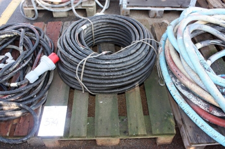 (3) pallet with cables