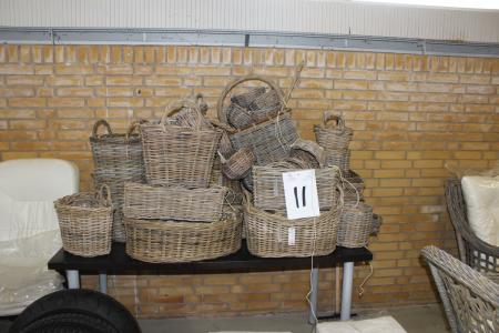 Baskets from exhibition used.