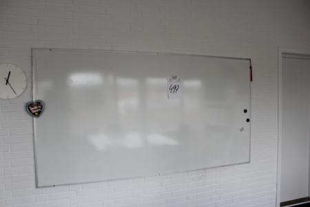 Whiteboard 2300 x 1200 mm skal nedatges