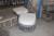 Garden Furniture set with 1 chair + ottoman, table and two buffer.