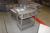 2 pcs wicker chairs + table + dies + 3 candles glass