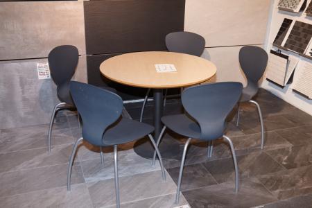 1 piece. round table with 5 chairs. (IKS design patent)