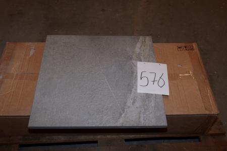 Floor tiles. Alpena GRS ANT Anthracite gray 61x61 cm. Ca 11 sqm.