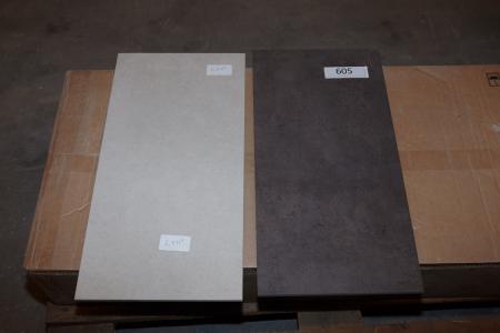 Floor tiles. Caesar Tecnolito My Time White 30x60 cm. Ca 2.7 sqm.