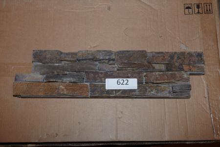Wall tiles. Kongebro Multi Cover stone panels 15,2x61 cm. 1.8 sqm + small remnant of another type.