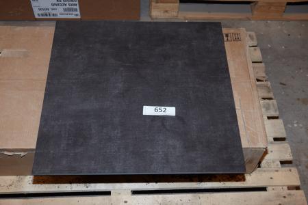 Gulv fliser. Living Negro, str. 60x60 cm. Ca. 19,44 kvm.