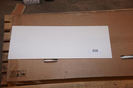 Bodenfliesen. Coole Blanco, str. 25x70 cm. Etwa 9,8 qm.