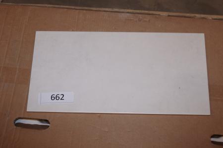 Gulv fliser. Loft Bianco, str. 25x50 cm. Ca. 10,88 kvm.