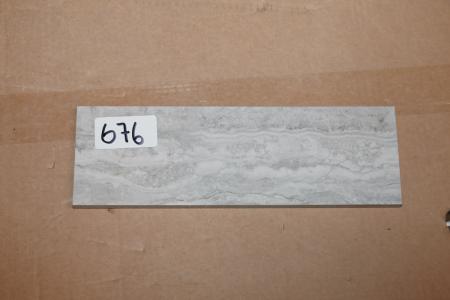 Gulv fliser. Travertino, str. 10x30 cm. Ca. 3,60 kvm.+ rest af forskellige slags.