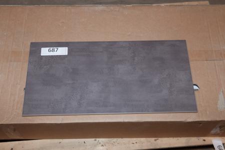 Gulv fliser. Concrete, str. 30x60 cm. Ca. 4,5 kvm.