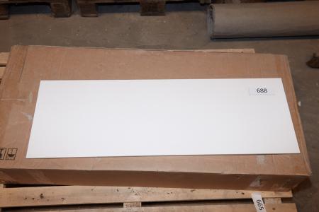 Gulv fliser. Hvid Mat, str. 30x90 cm. Ca. 8,1 kvm.
