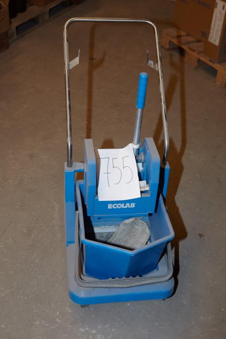 Used Ecolab cleaning trolley