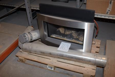 Gazko Gas oven for bottled gas vent pipe medføger Dimensions: H: ca. 70 cm B: ca. 82.5 cm. D: 54 cm.