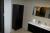 Aspen Viskan 130 baths Furniture consisting of: Two paragraphs Viskan tall cabinets, Viskan cabinet 130 with two compartmentalized drawers and two towel drawers, black oak. Lighting inside and under the cabinet. Hidden power outlet. Viskan special sink 13