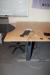 1 piece. used desk from Dencon with office chair, office pad, mouse and keyboard. 180 cm wide and 80/100 deep.