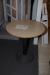 1 piece. round table Ø: 70 and H: 73 cm.