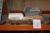 Gulv fliser. Fyens Marmor travertin (slebet) 30,5x30,5 cm. Ca. 3 kvm. + Indian brown 30,5x30,5 cm. Ca 3 kvm.