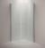 Linc Niagara corner shower 90x90 cm. Blank Polished profiles.