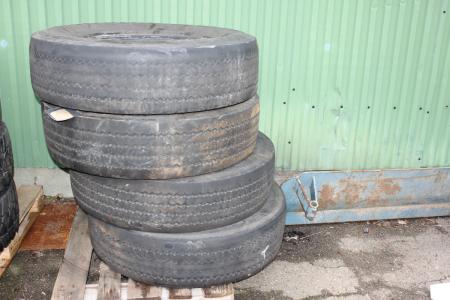 4 pieces truck tires 315/80 R 22.5