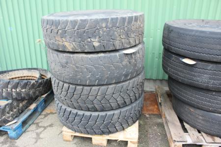 4 pieces truck tires 315/80 R 22.5