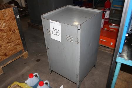 Steel cabinet without content 50 x 50 x 90 cm