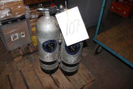 Dykkerflasker ca. 10 liter