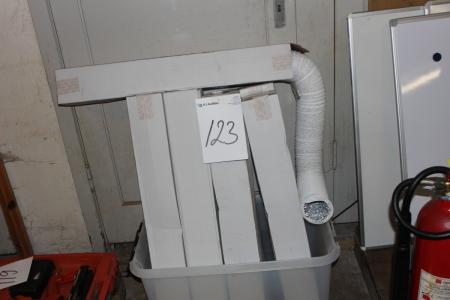 6 boxes corrugated pipe, 110 mm x 10 meters Combidec