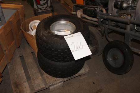 2 stk nye dæk 20 x 10,00-8, Kings Tire