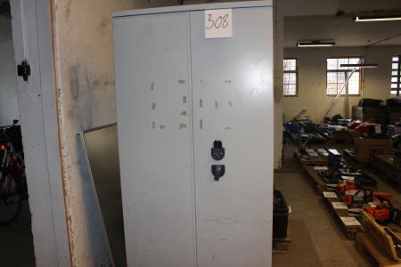 Steel cabinet with key