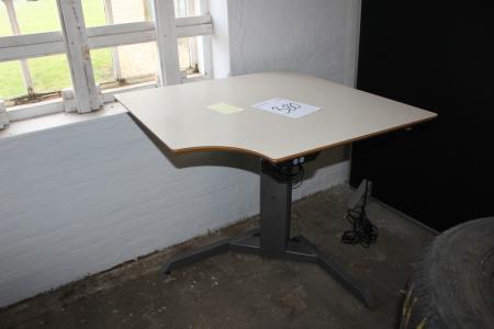 Hjørneskrivebord med el hæve/sænke funktion