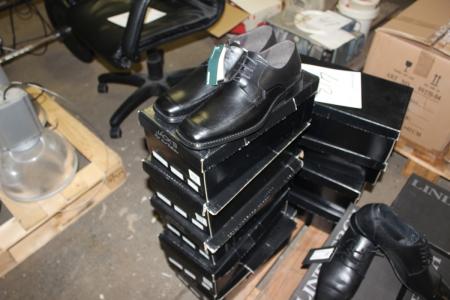 9 pair of black men's shoes Mrk. Jacks size 42 - 43 - 44 new