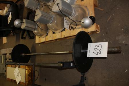 Weight rod with 2 x 5 kg