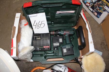 Aku screwdriver Metabo with battery and charger tested OK + Polisher Zoodos (almost new)