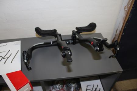 Handlebar in aluminum with derailleur + saddle and seatpost