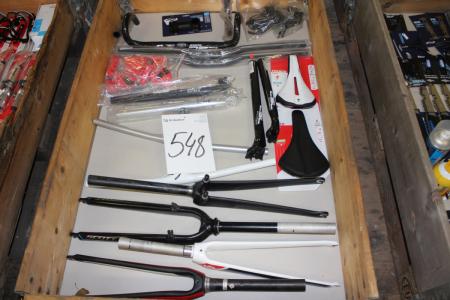 Pallet forks, saddles + handlebars etc.