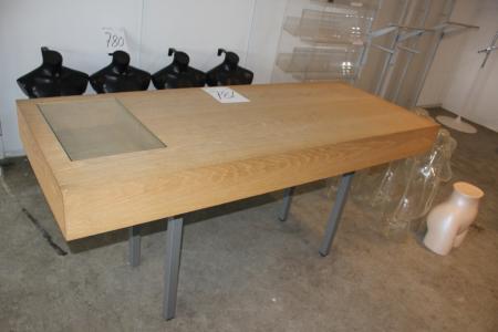 Exhibition Table 180 x 70 cm with glass