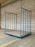 2 pcs transport cages for trucks with 15 mm base plate B 180 cm D 150 cm, stackable and collapsible
