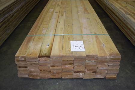 Terrace boards reversible 32 x 125 mm pressure-treated smooth planed, planed goals 28 x 120 mm 505 meters approximately 61 m2