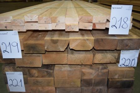 Timber planed 88x175 mm c 18 / c24 6 pieces of 420 cm.