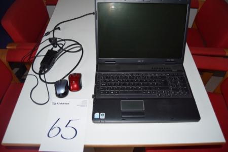 Bærbar PC 17", mrk. Acer