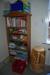 Everything in the room, Samsung stereo, bookcase on wheels m. 16 drawers, bookcase with contents, tables, chairs, etc.